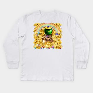 Money Puppy Kids Long Sleeve T-Shirt